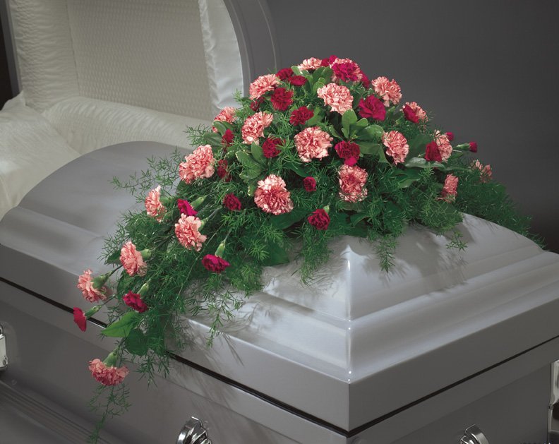 Carnation Casket Spray
